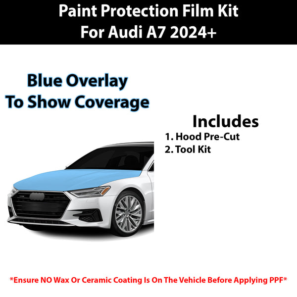 Fits Audi A7 2024+ Precut Premium Paint Protection Film Clear Bra PPF Decal Film Kit