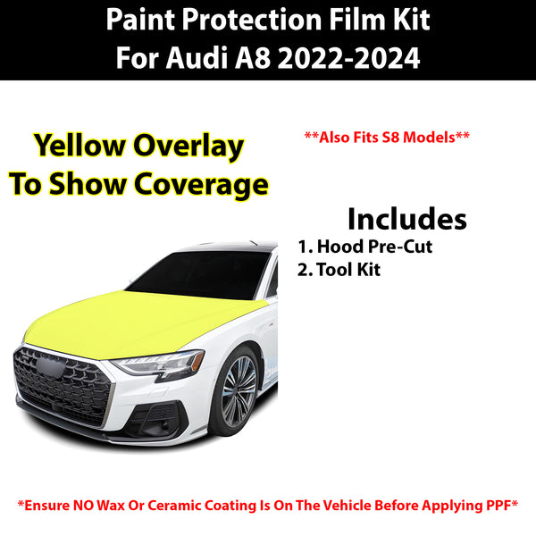 Fits Audi A8 S8 2022+ Precut Premium Paint Protection Film Clear Bra PPF Decal Film Kit