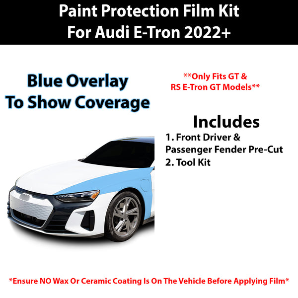 Fits Audi E-Tron 2022+ Precut Premium Paint Protection Film Clear Bra PPF Decal Film Kit