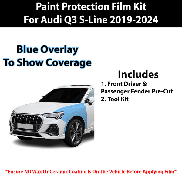 Fits Audi Q3 2019+ Precut Premium Paint Protection Film Clear Bra PPF Decal Film Kit