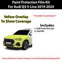 Fits Audi Q3 2019+ Precut Premium Paint Protection Film Clear Bra PPF Decal Film Kit