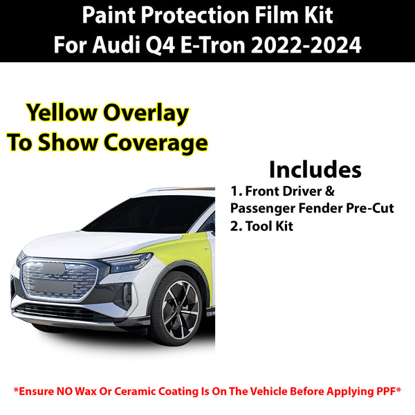 Fits Audi Q4 e-Tron 2022+ Precut Premium Paint Protection Film Clear Bra PPF Decal Film Kit