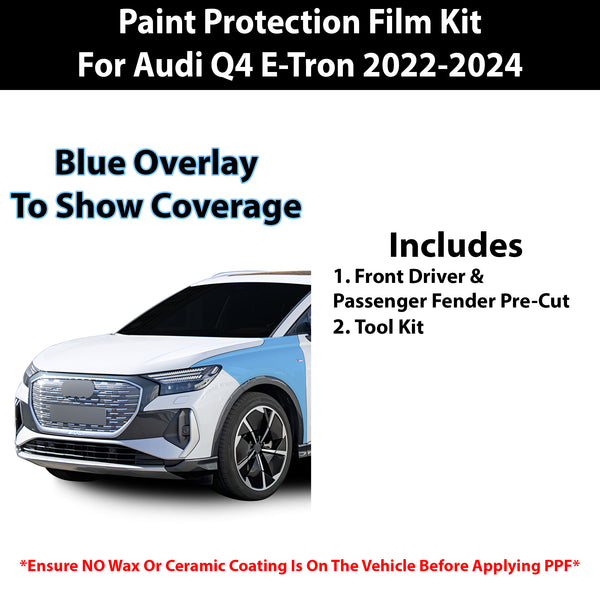 Fits Audi Q4 e-Tron 2022+ Precut Premium Paint Protection Film Clear Bra PPF Decal Film Kit