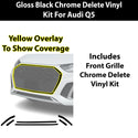 Audi Q5 2019-2025 Blackout Chrome Delete Kit - Precut Gloss Black Vinyl Overlays