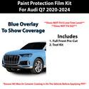 Fits Audi Q7 2020+ Precut Premium Paint Protection Film Clear Bra PPF Decal Film Kit