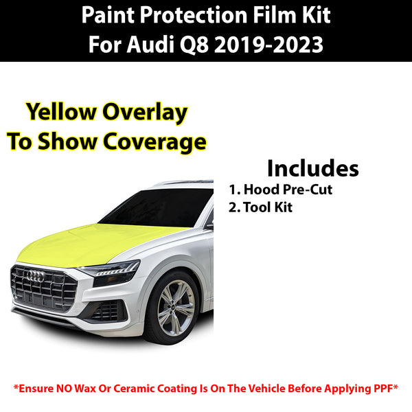 Fits Audi Q8 2019-2023 Precut Premium Paint Protection Film Clear Bra PPF Decal Film Kit