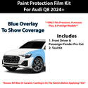 Fits Audi Q8 2024+ Precut Premium Paint Protection Film Clear Bra PPF Decal Film Kit