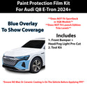 Fits Audi Q8 e-Tron 2024+ Precut Premium Paint Protection Film Clear Bra PPF Decal Film Kit