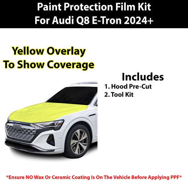 Fits Audi Q8 e-Tron 2024+ Precut Premium Paint Protection Film Clear Bra PPF Decal Film Kit