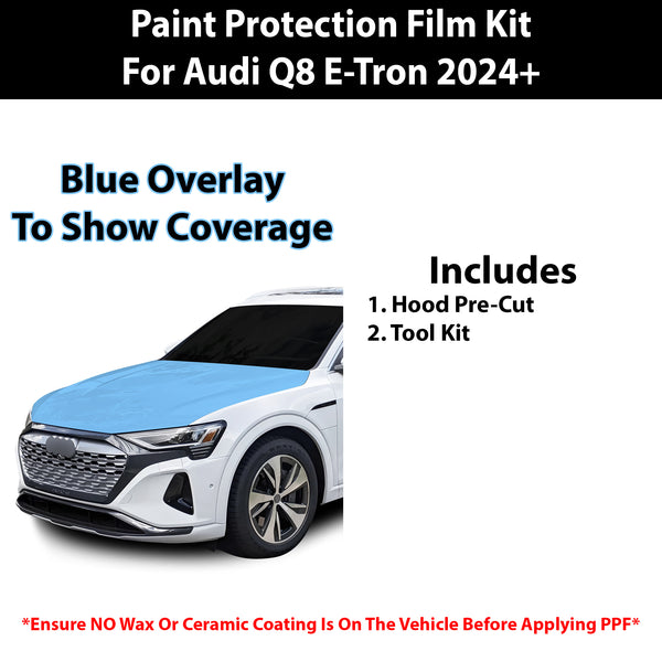 Fits Audi Q8 e-Tron 2024+ Precut Premium Paint Protection Film Clear Bra PPF Decal Film Kit