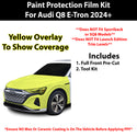 Fits Audi Q8 e-Tron 2024+ Precut Premium Paint Protection Film Clear Bra PPF Decal Film Kit