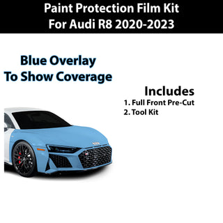 Fits Audi R8 2020-2023 Precut Premium Paint Protection Film Clear Bra PPF Decal Film Kit Cover