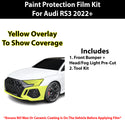 Fits Audi RS3 2022+ Precut Premium Paint Protection Film Clear Bra PPF Decal Film Kit Cover