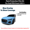 Fits Audi RS6 2021+ Precut Premium Paint Protection Film Clear Bra PPF Decal Film Kit Cover