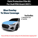 Fits Audi RS6 2021+ Precut Premium Paint Protection Film Clear Bra PPF Decal Film Kit Cover