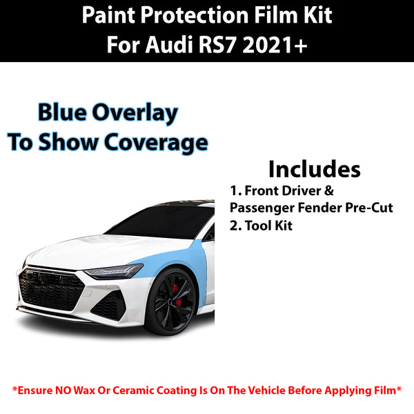 Fits Audi RS7 2021+ Precut Premium Paint Protection Film Clear Bra PPF Decal Film Kit Cover