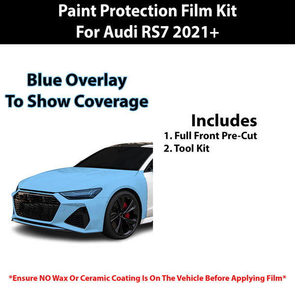 Fits Audi RS7 2021+ Precut Premium Paint Protection Film Clear Bra PPF Decal Film Kit Cover