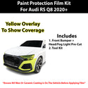 Fits Audi RS Q8 2020+ Precut Premium Paint Protection Film Clear Bra PPF Decal Film Kit Cover