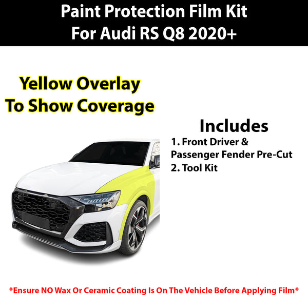 Fits Audi RS Q8 2020+ Precut Premium Paint Protection Film Clear Bra PPF Decal Film Kit Cover