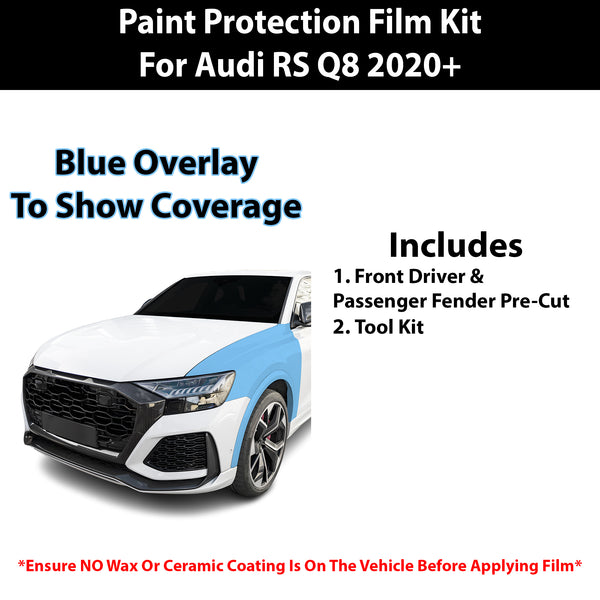 Fits Audi RS Q8 2020+ Precut Premium Paint Protection Film Clear Bra PPF Decal Film Kit Cover