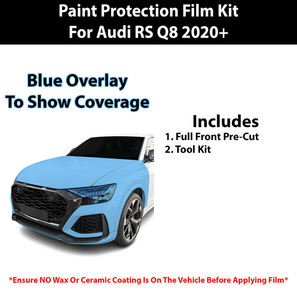 Fits Audi RS Q8 2020+ Precut Premium Paint Protection Film Clear Bra PPF Decal Film Kit Cover