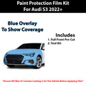 Fits Audi S3 2022+ Precut Premium Paint Protection Film Clear Bra PPF Decal Film Kit Cover