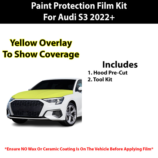 Fits Audi S3 2022+ Precut Premium Paint Protection Film Clear Bra PPF Decal Film Kit Cover