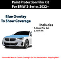 Fits BMW 2 Series Coupe 2022+ Precut Premium Paint Protection Film Clear Bra PPF Decal Film Kit Cover