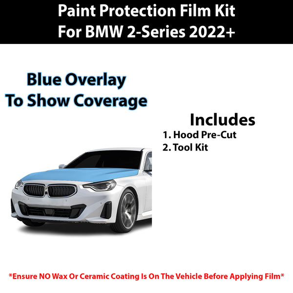 Fits BMW 2 Series Coupe 2022+ Precut Premium Paint Protection Film Clear Bra PPF Decal Film Kit Cover