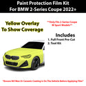 Fits BMW 2 Series Coupe M Sport 2022+ Precut Premium Paint Protection Film Clear Bra PPF Decal Film Kit