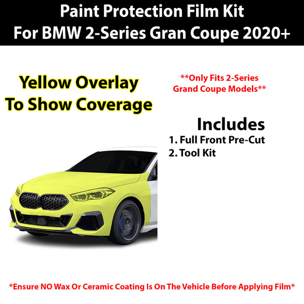 Fits BMW 2 Series Gran Coupe 2020+ Precut Premium Paint Protection Film Clear Bra PPF Decal Film Kit