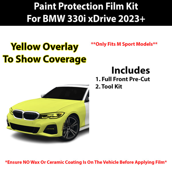 Fits BMW 2023+ Precut Premium Paint Protection Film Clear Bra PPF Decal Film Kit