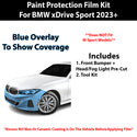 Fits BMW 330i & 330i xDrive Sport 2023+ Precut Premium Paint Protection Film Clear Bra PPF Decal Film Kit