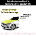 Fits BMW 330i & 330i xDrive Sport 2023+ Precut Premium Paint Protection Film Clear Bra PPF Decal Film Kit