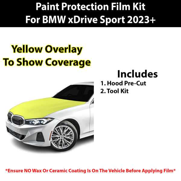 Fits BMW 330i & 330i xDrive Sport 2023+ Precut Premium Paint Protection Film Clear Bra PPF Decal Film Kit