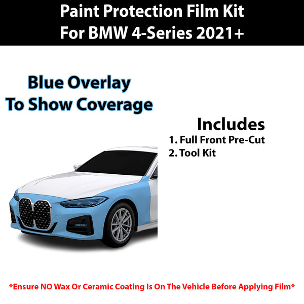 Fits BMW 4 2021+ Precut Premium Paint Protection Film Clear Bra PPF Decal Film Kit