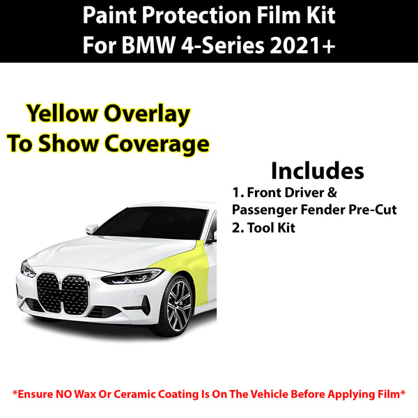 Fits BMW 4 2021+ Precut Premium Paint Protection Film Clear Bra PPF Decal Film Kit