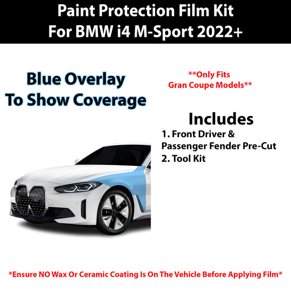 Fits BMW 4 2022+ Precut Premium Paint Protection Film Clear Bra PPF Decal Film Kit