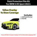 Fits BMW 4 2022+ Precut Premium Paint Protection Film Clear Bra PPF Decal Film Kit