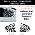 Fits BMW 5 Series 2021-2023 Animal Leopard Cheetah Cow Window Vinyl Decal Stickers