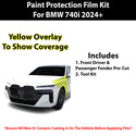 Fits BMW 740i 2024+ Precut Premium Paint Protection Film Clear Bra PPF Decal Film Kit