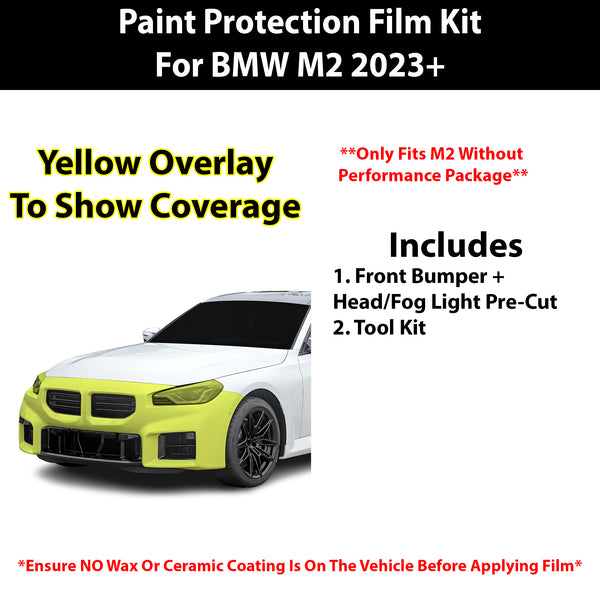 Fits BMW M2 2023+ Precut Premium Paint Protection Film Clear Bra PPF Decal Film Kit