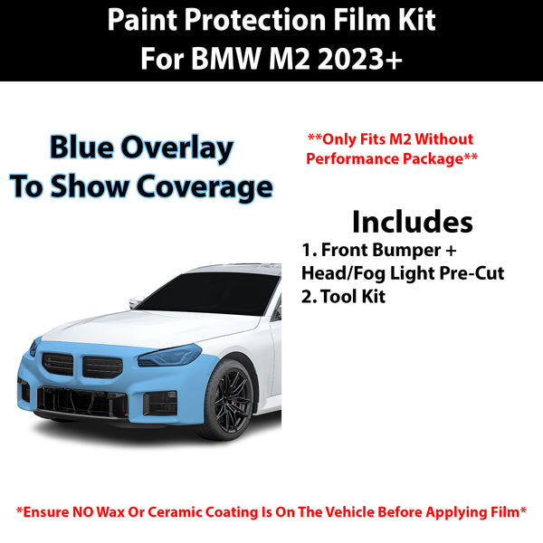 Fits BMW M2 2023+ Precut Premium Paint Protection Film Clear Bra PPF Decal Film Kit