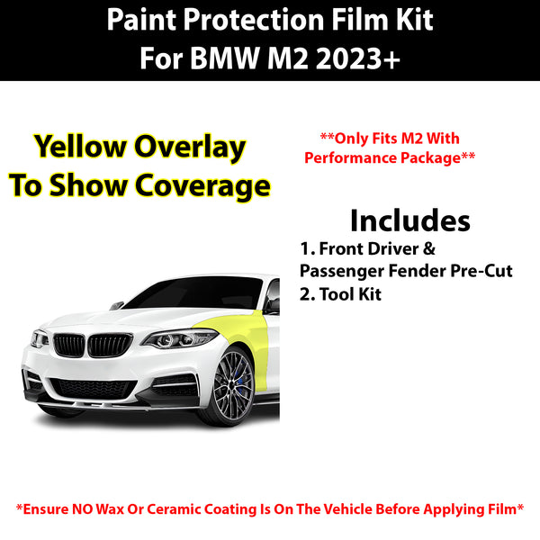 Fits BMW M2 2023+ Precut Premium Paint Protection Film Clear Bra PPF Decal Film Kit