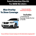 Fits BMW M2 2023+ Precut Premium Paint Protection Film Clear Bra PPF Decal Film Kit