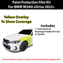 Fits BMW M340i M430i xDrive 2023+ Precut Premium Paint Protection Film Clear Bra PPF Decal Film Kit