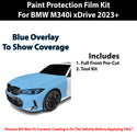 Fits BMW M340i M430i xDrive 2023+ Precut Premium Paint Protection Film Clear Bra PPF Decal Film Kit