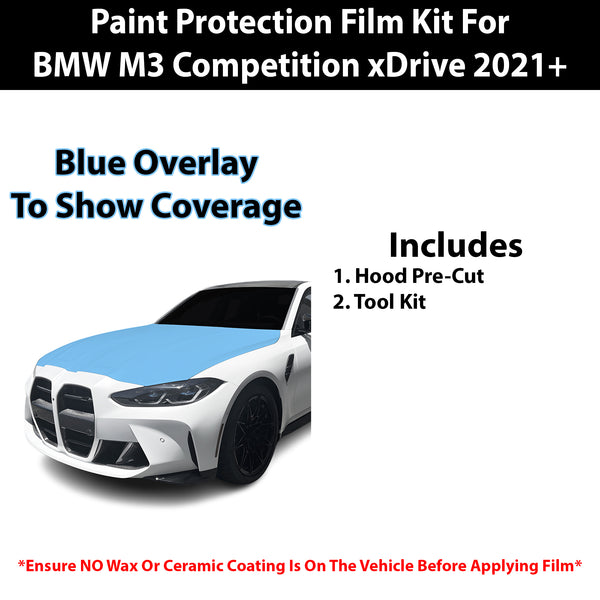 Fits BMW M3 2021+ Precut Premium Paint Protection Film Clear Bra PPF Decal Film Kit