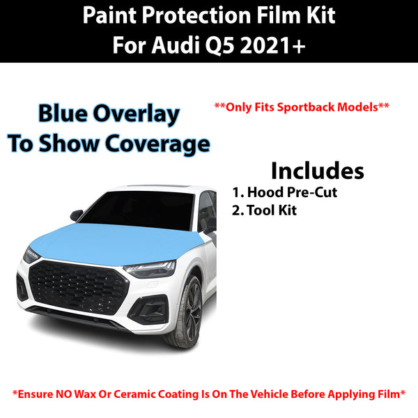 Fits Audi Q5 Sportback 2021+ Precut Premium Paint Protection Film Clear Bra PPF Decal Film Kit Cover