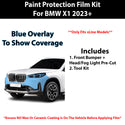 Fits BMW X1 xDrive28i xLine 2023+ Precut Premium Paint Protection Film Clear Bra PPF Decal Film Kit Cover